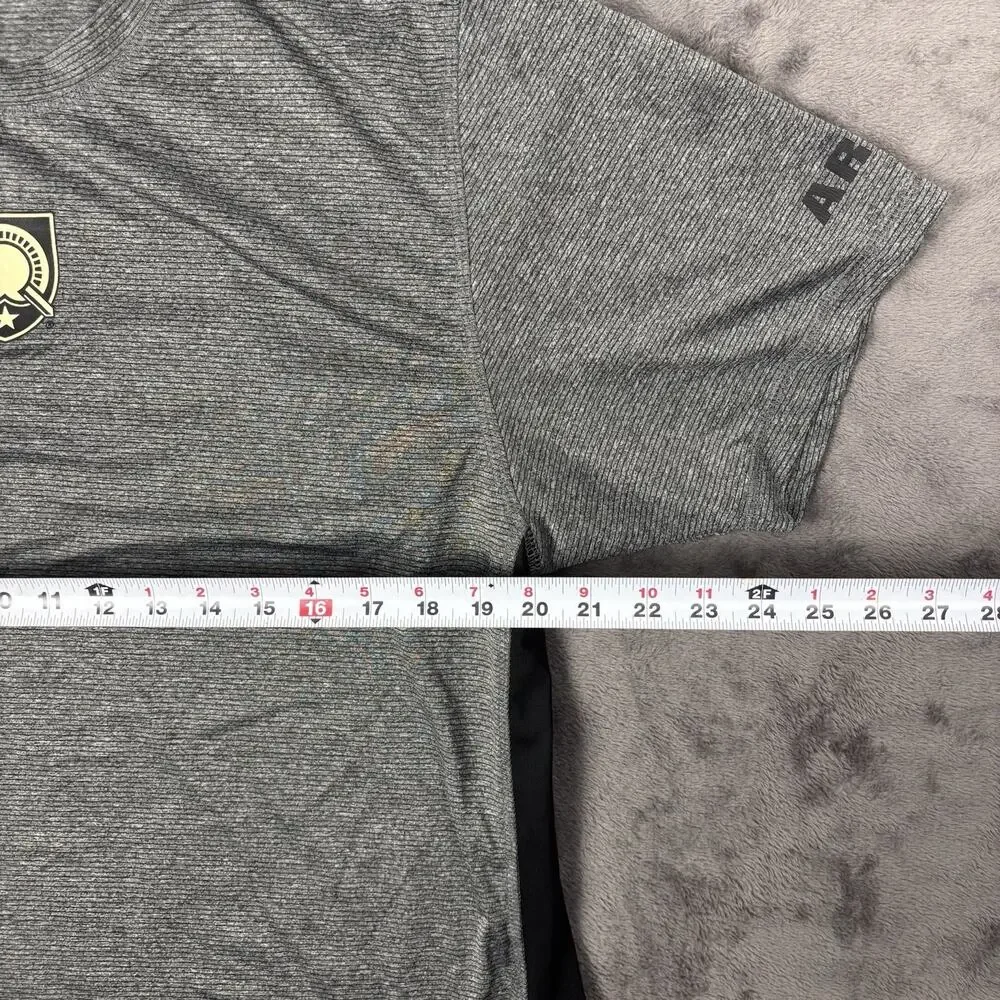 Army Black Knights Shirt‎ Mens XL Gray Graphic Dri Fit Athletic Cut